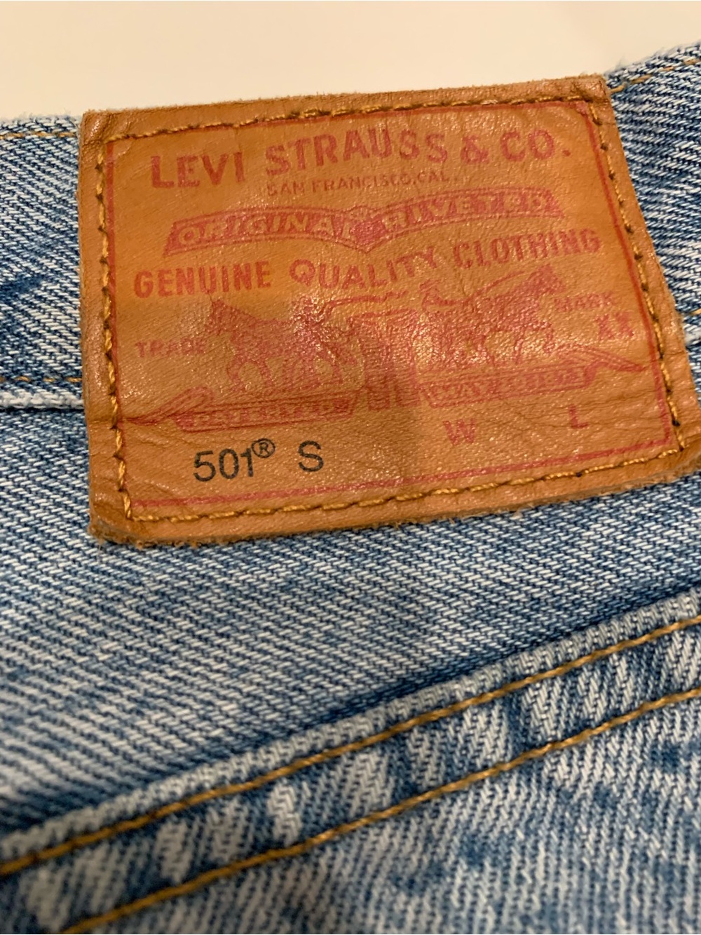 Levi’s 501 Premium Distressed Jeans